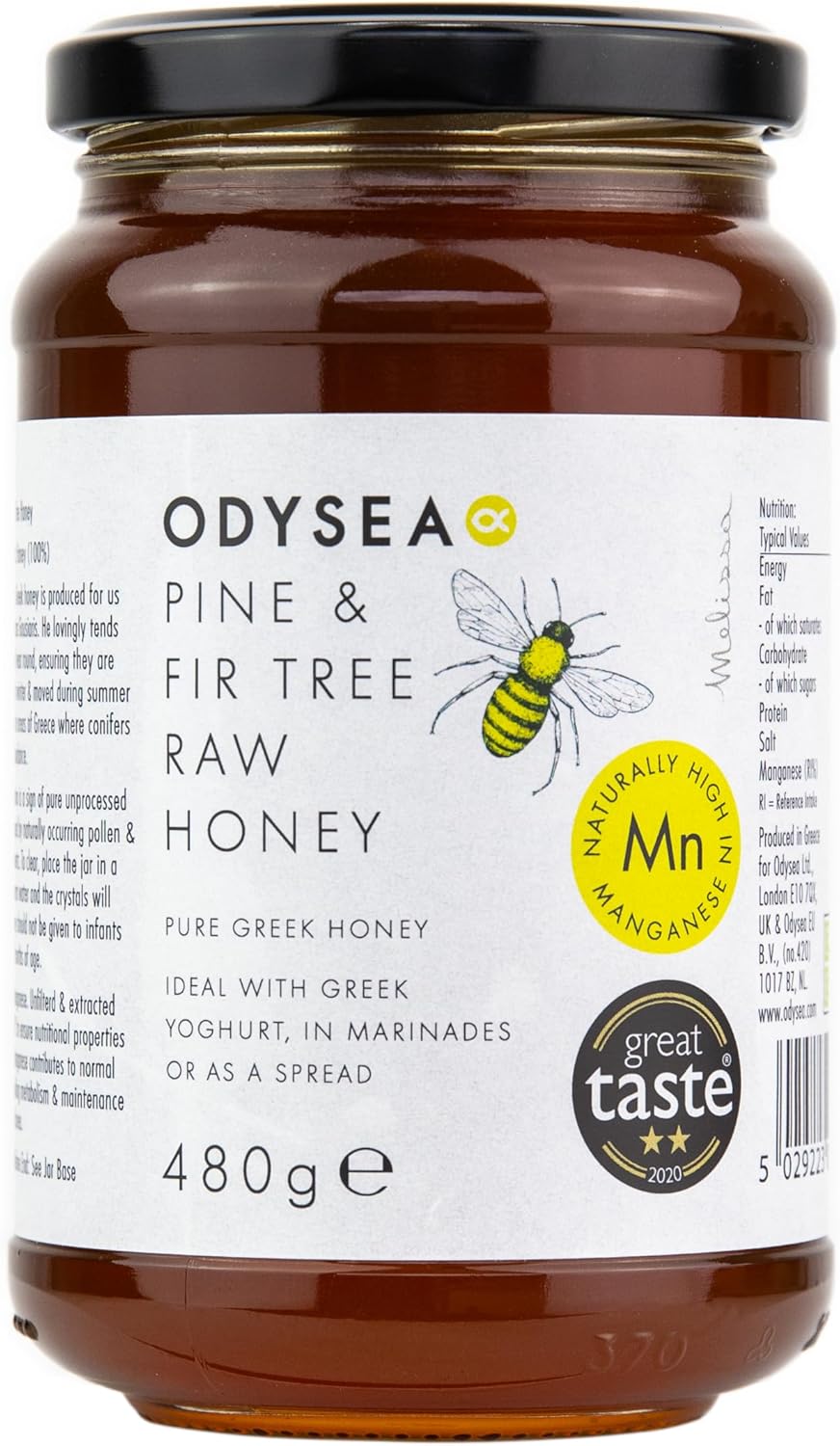 Odysea Pine and Fir Tree Honey, 480g