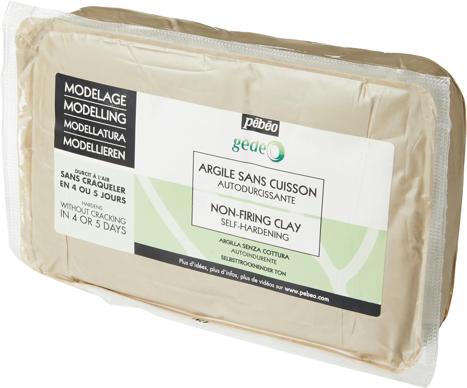 Gedeo 1.5 Kg Air Drying Clay ,Grey,766302