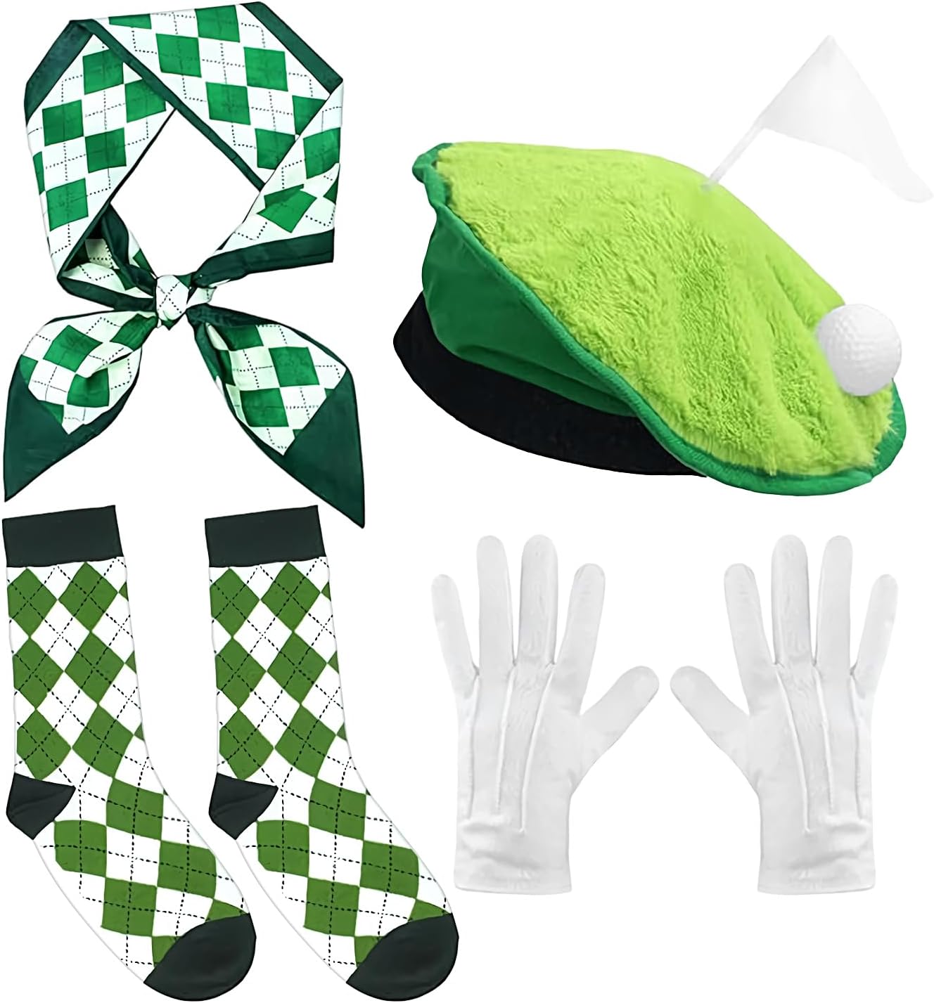 Fun Golf Hats,Novelty Costume Hat - Party Supplies Lightweight Festive Accessories Set for Outdoor Women Men Golfer Party Festival Halloween