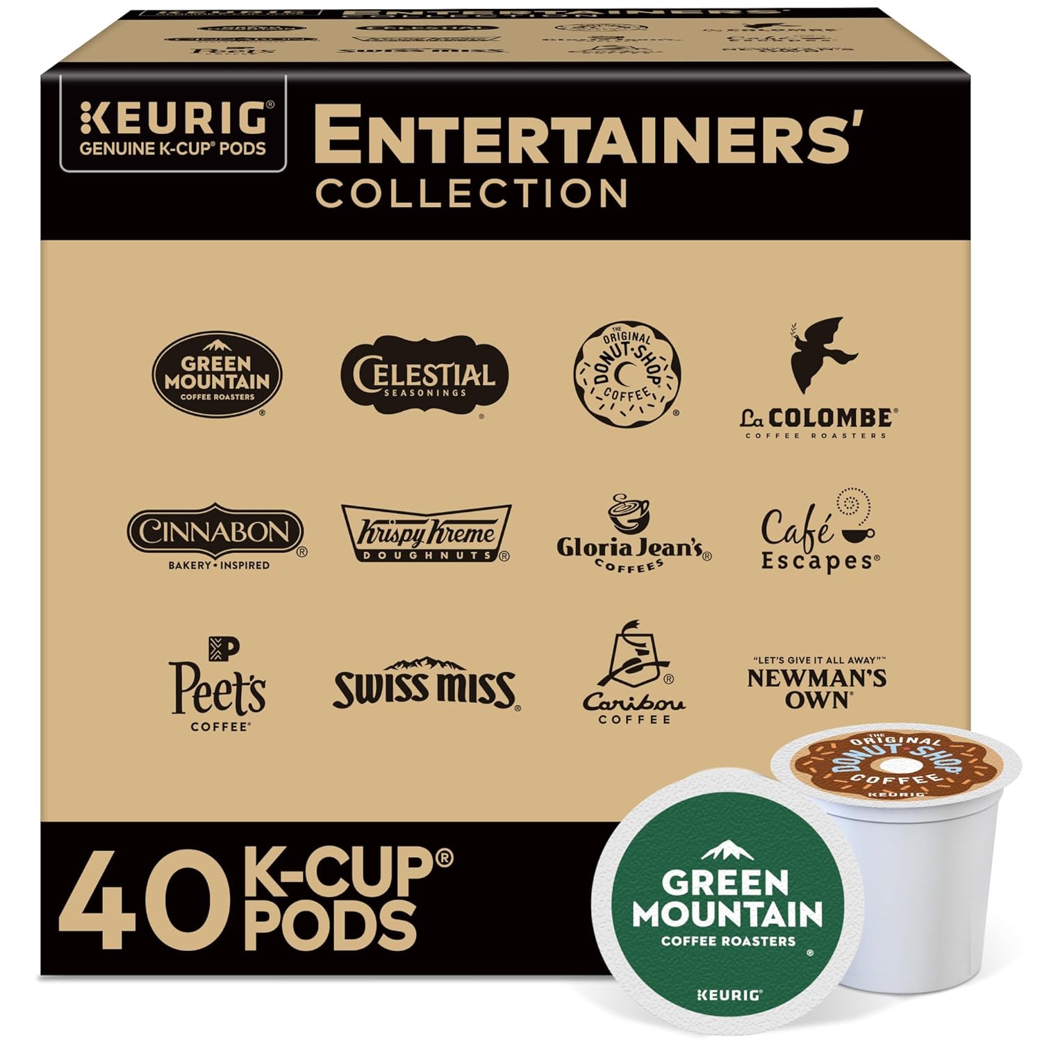 Keurig® Entertainers Variety Pack, Keurig Single Serve K-Cup Pods, 40ct