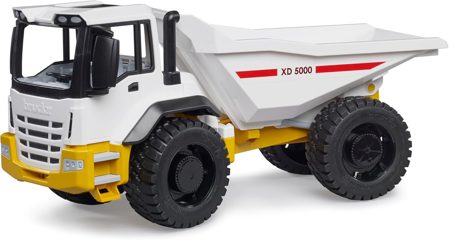 bruder 03420 - Dumper with Dump - 1:16 Vehicles, Dump Truck Sandpit, Wheel Loader, Shovel Loader, Toy from 2 Years