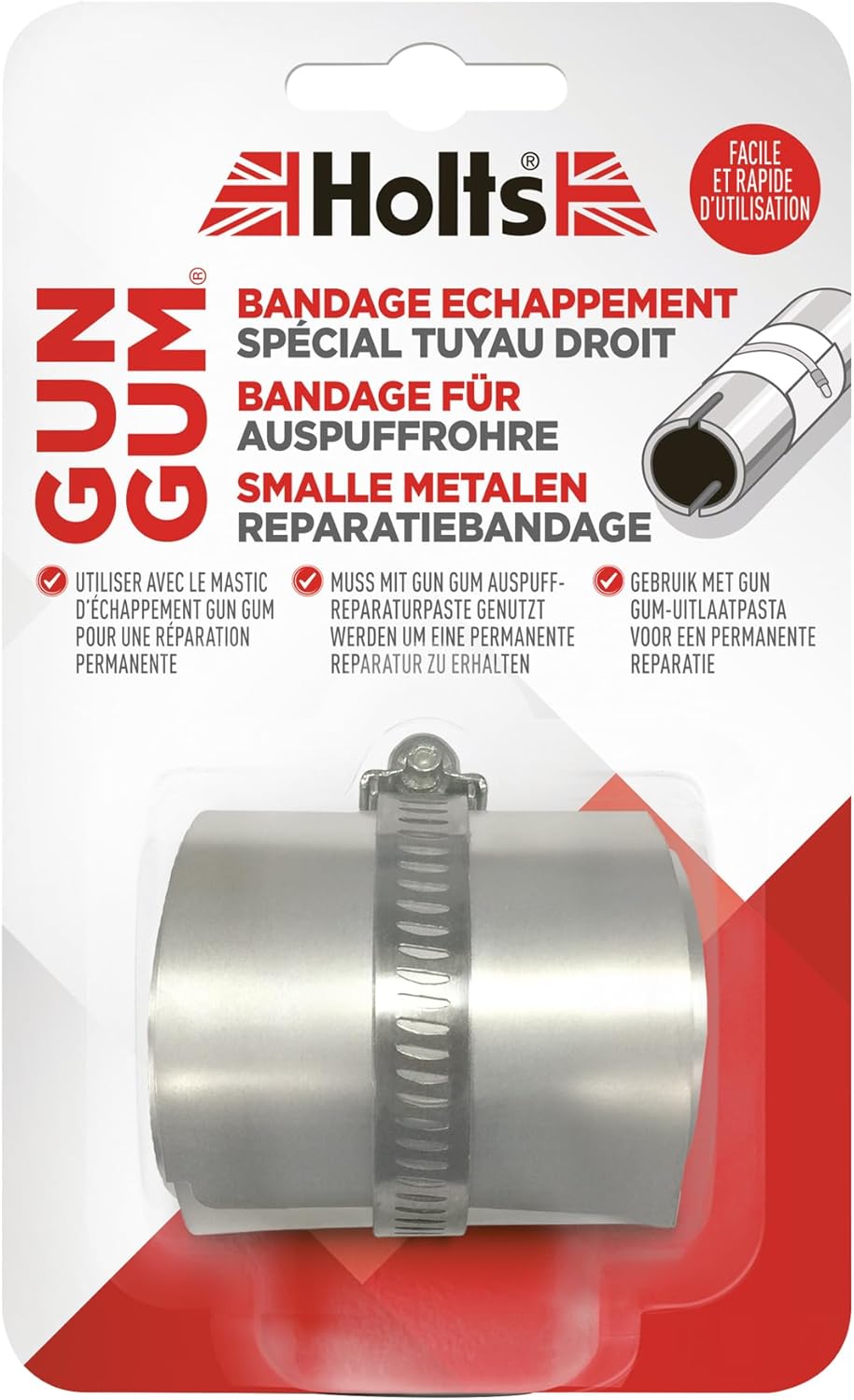 Holts 1831577 Gun Gum Narrow Metal Repair Bandage