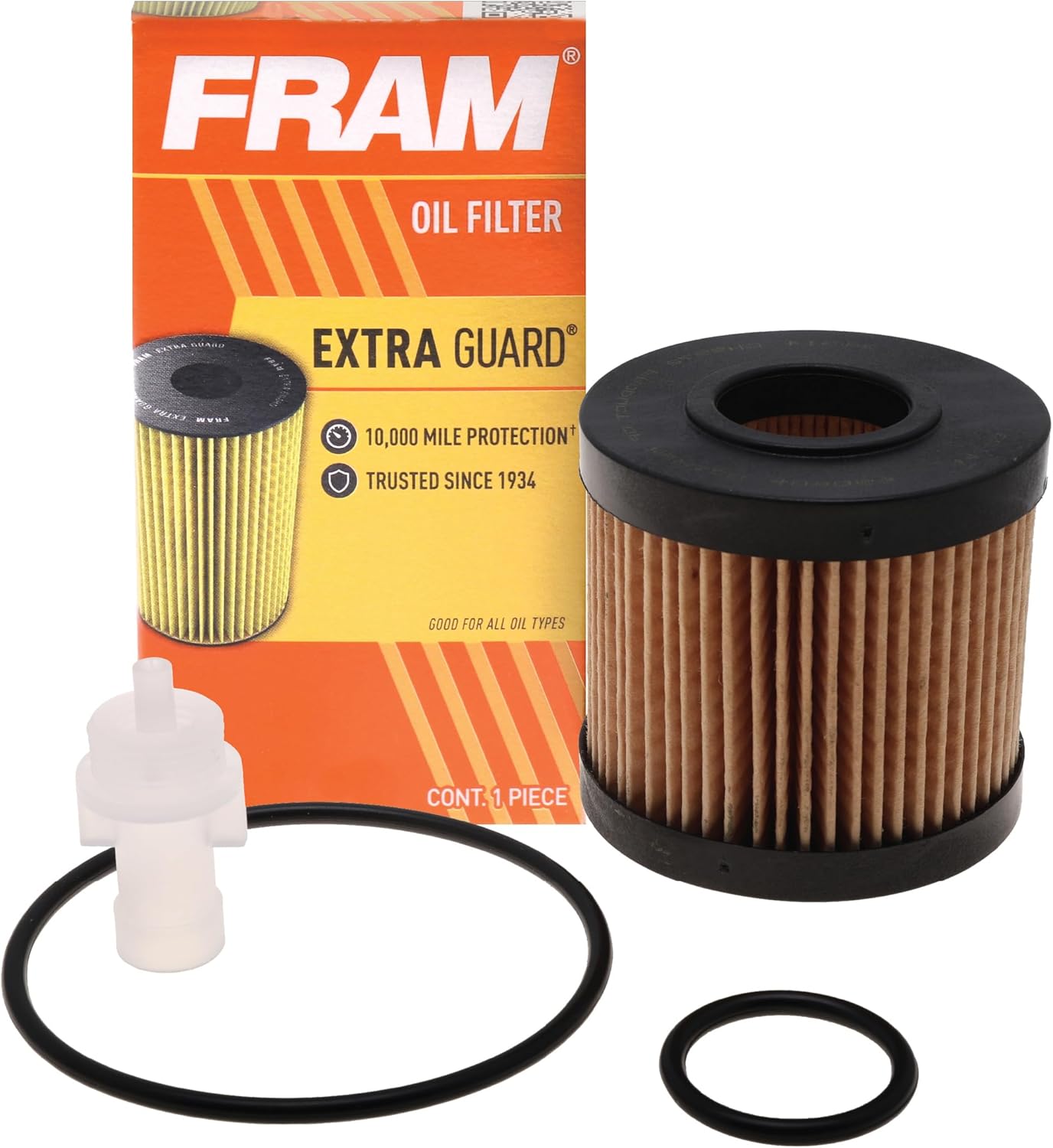 FRAM Extra Guard CH9972 10K Mile Change Automotive Replacement Interval Spin-On Engine Oil Filter for Select Vehicle Model Years, Vehicle Engine Protection Oil Filter for Everyday Drivers
