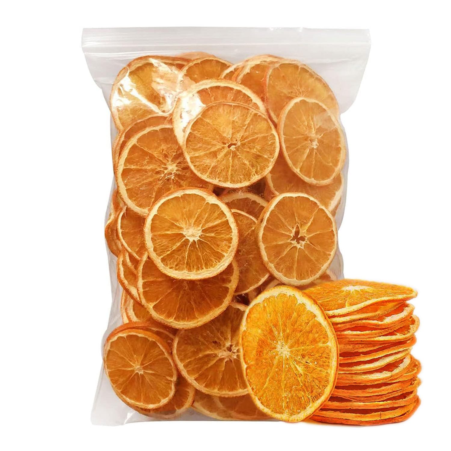 Dehydrated Dried Orange Slices Wheels,10.6oz / 300g | Approx 60+ Slices | Sugar Free Natural Fruit for Cocktails,Christmas Day,Cakes,Tea