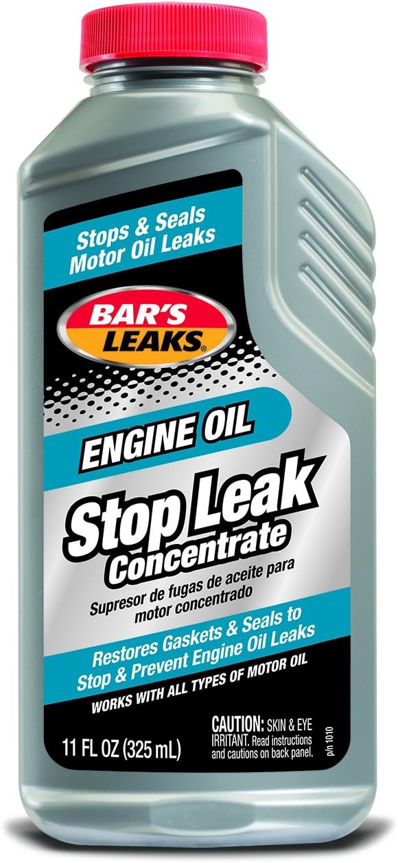 Bar's Leaks 1010 Engine Oil Stop Leak Concentrate, 11 oz, 1 Pack, Grey