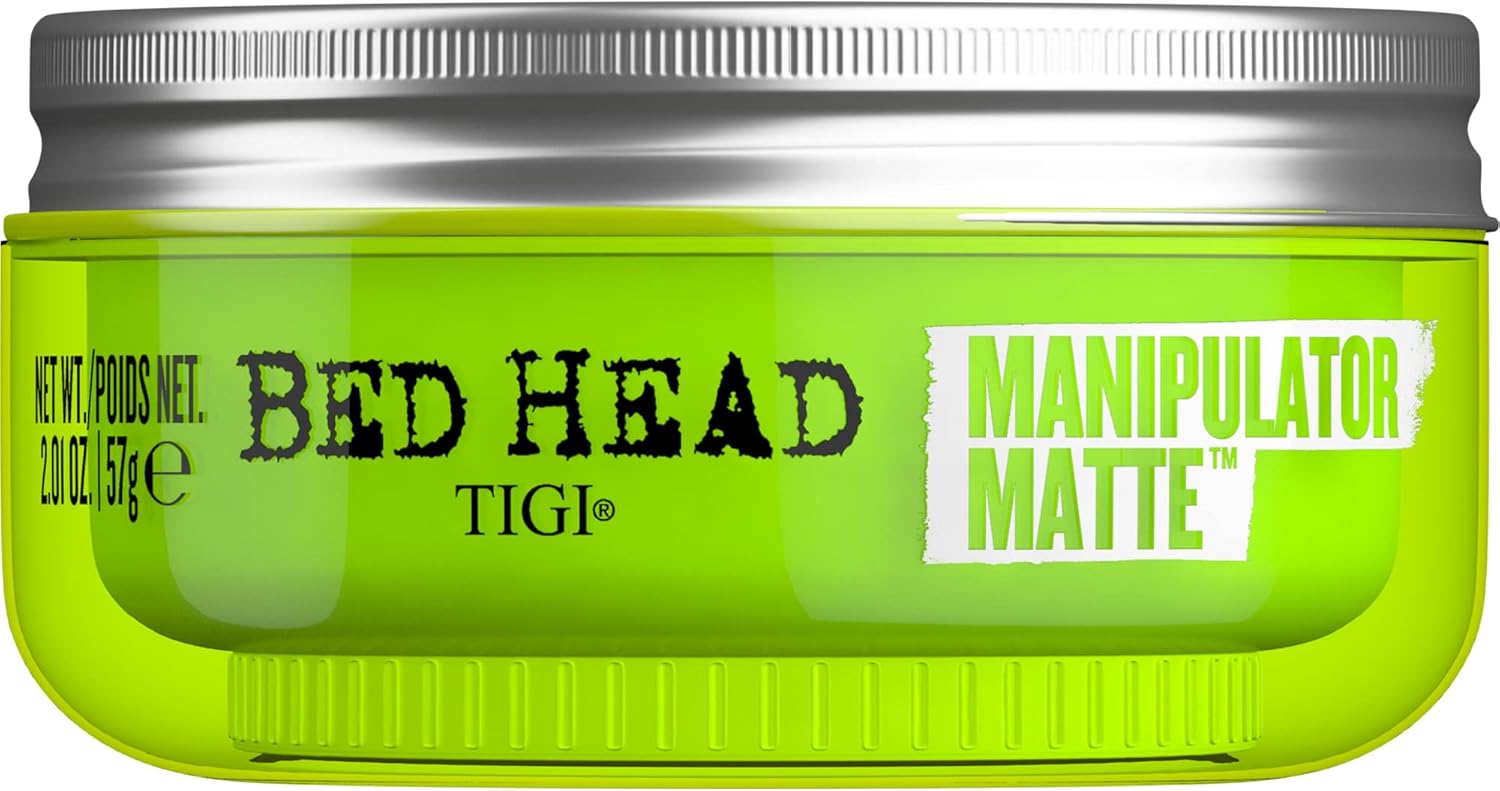 Bed Head by TIGI Manipulator Matte Hair Wax Paste 57g – Strong Hold Styling for Short to Medium Hair, Matte Finish, Texture and Definition, Tropical Scent