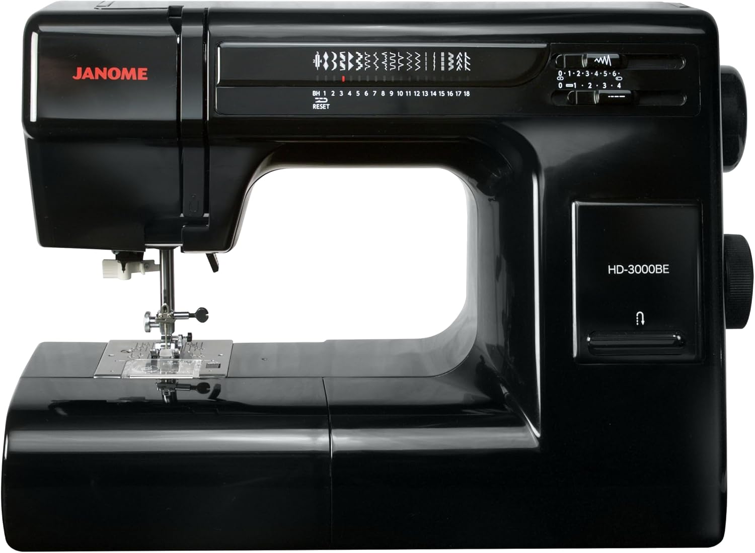 Janome Heavy Duty HD-3000 Black Edition Sewing Machine with Bonus 6 Piece Quilting Kit