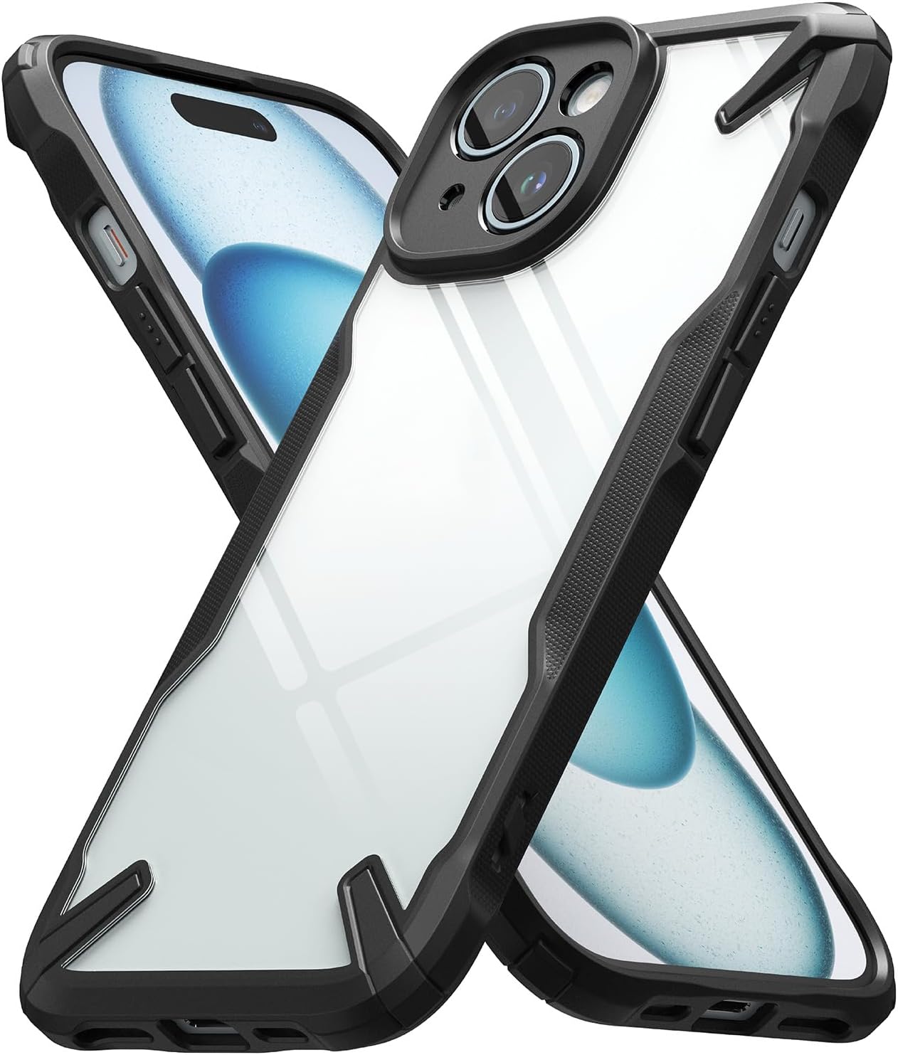 Ringke for iPhone 15 Case, Fusion-X (Black)