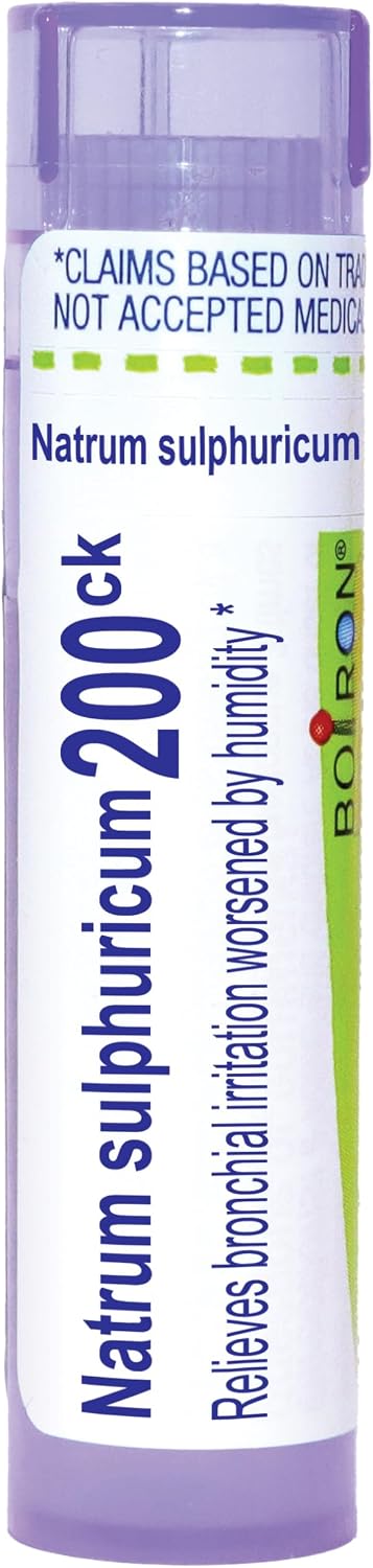 Boiron Natrum Sulphuricum 200Ck Homeopathic Medicine for Bronchial Irritation - 80 Pellets