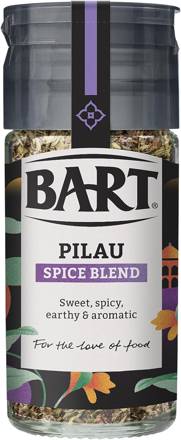 BART Pilau Spice Blend - Pack of 6 x 35g - Spicy & Sweet, Ideal for Seasoned Rice & Indian Cooking - Spice Rack Essentials