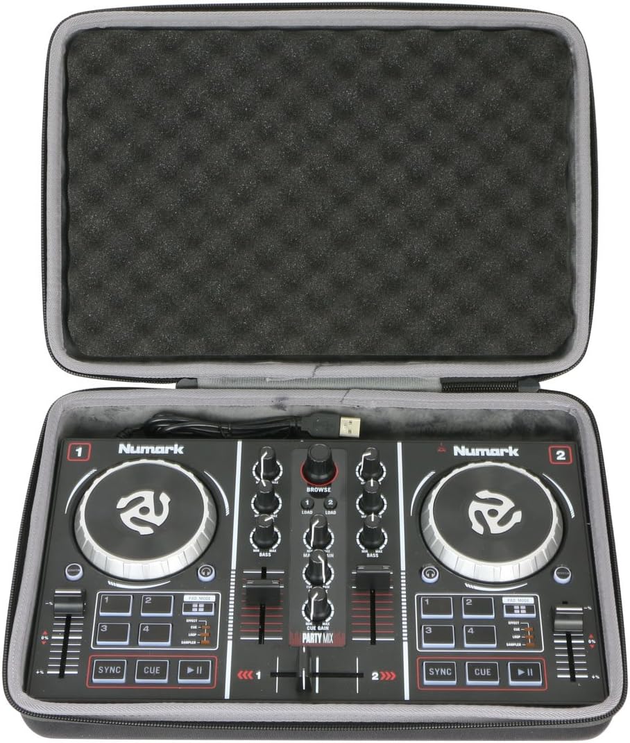 co2CREA Storage Carry Travel Hard Case for Numark Party Mix/Mix II DJ Controller,Case Only