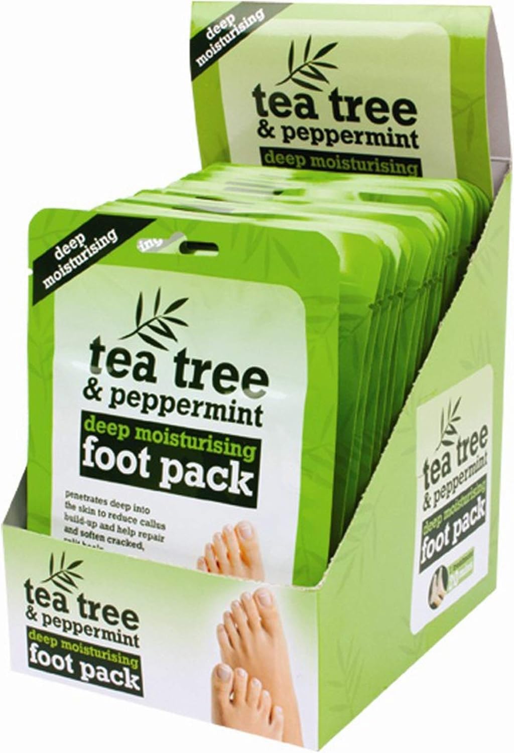 5x Tea Tree Peppermint & Shea Butter Foot Treatment Packs