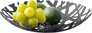Yamazaki Home Fruit Bowl Steel One Size Black