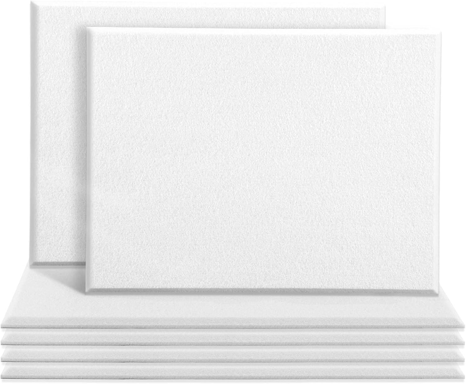 Uoisaiko Large Acoustic Panels 40cm x 30cm, 6 Pack High Density Sound Proof Padding, Self-Adhesive Soundproof Wall Panels for Studio Ceiling Home Office Acoustic Treatment