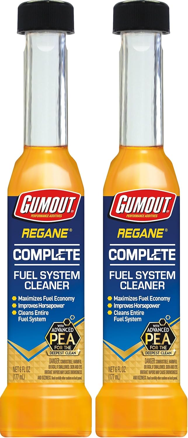 Gumout 510014 Regane Complete Fuel System Cleaner, 6 oz. (Pack of 2)