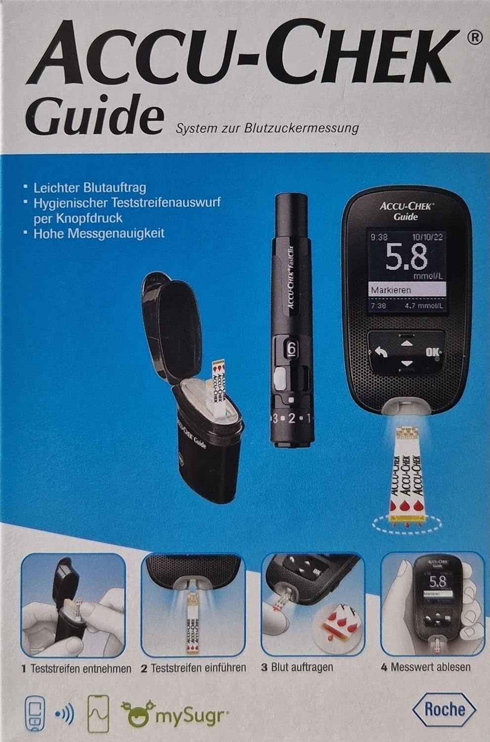 Accu Check Guide Set mmol/L Pack of 1