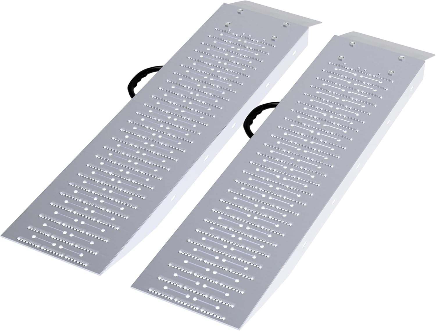 Loading Ramps - Set of Two 35.5-Inch Ramps for ATVs, Motorcycles, Mowers, Carts, and More - 1200lb Combined Capacity Shed Ramp Set by Stalwart