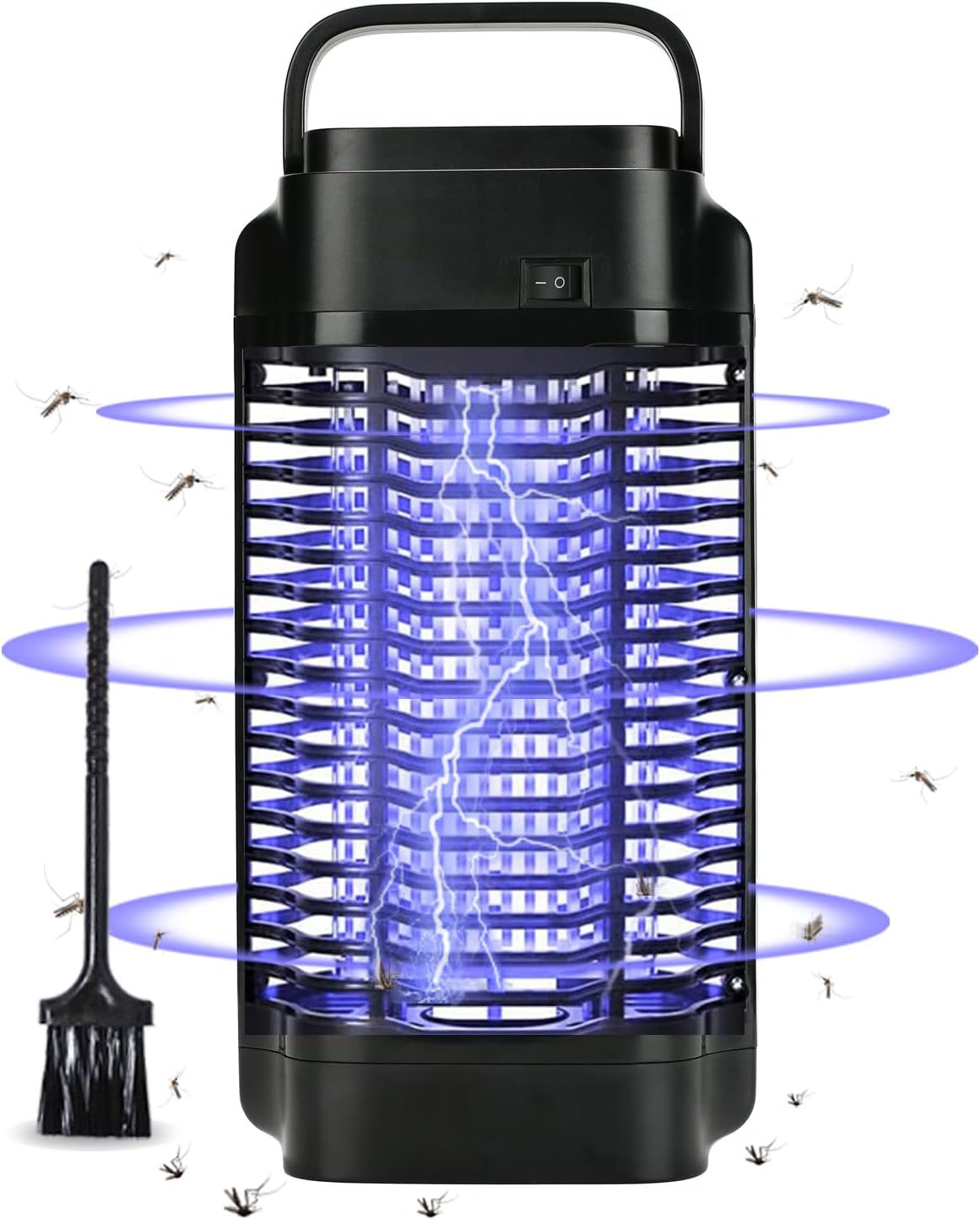 Bug Zapper, 4200V Insect Pest Fly Killer, Electric Mosquito Zapper for Indoor and Outdoor 18W, Waterproof Mosquito Killer for Flying Insect Control Lamp, Outdoor & Indoor Mosquito Killer Lamp