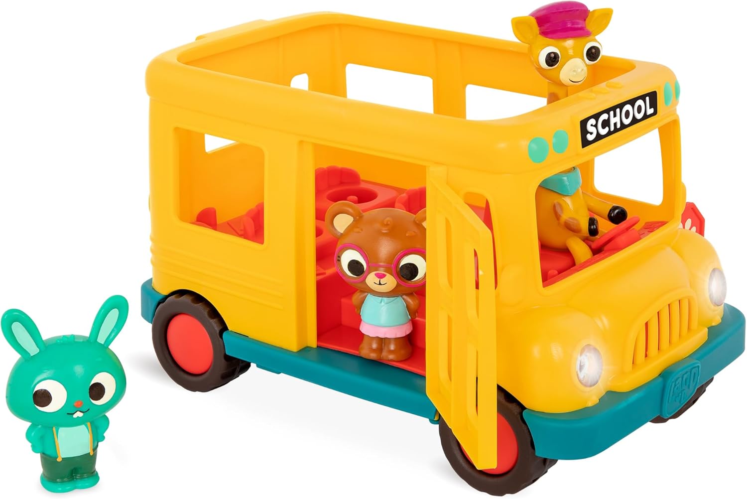 B. toys – Bonnie's School Bus – Musical School Bus – Toy School Bus & Characters – Lights & Sounds – Toy Vehicle for Toddlers, Kids – 18+ Months