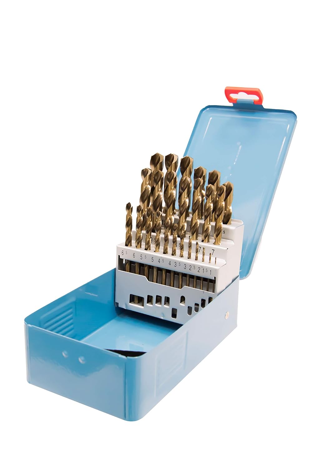 Presto 09501M25 Cobalt High Speed Steel Jobber Drill Set, 1mm-13mm Diameter, 1.0mm Increments, 25 Piece