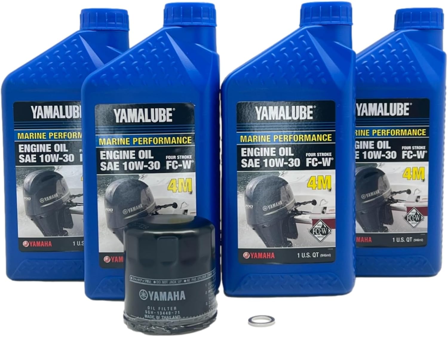 Yamaha Outboard New OEM Oil Change,Filter Service Kit F75-F115, LUB-MRNMD-KT-11