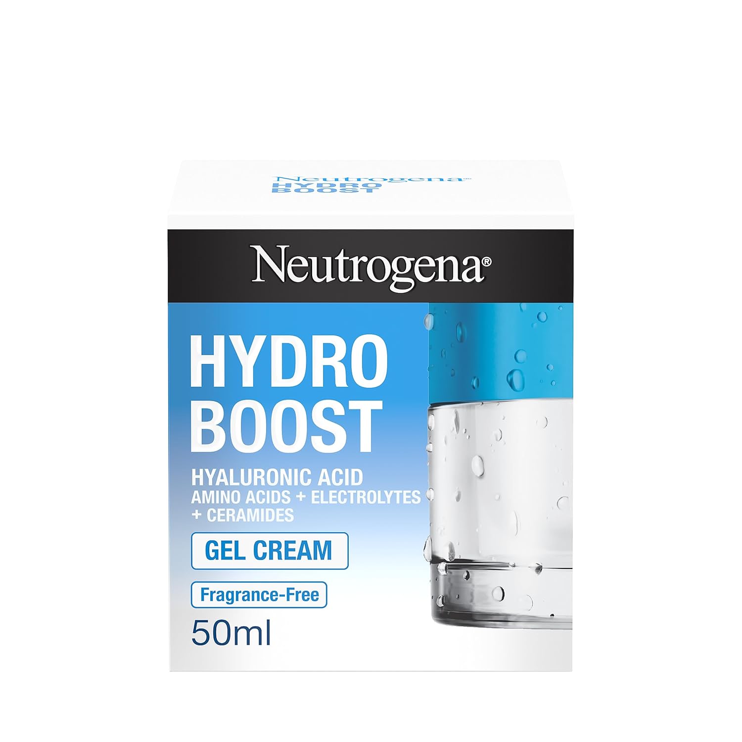 Neutrogena Hydro Boost Gel Cream Moisturiser 50 ml Unique Hylauronic Gel Matrix