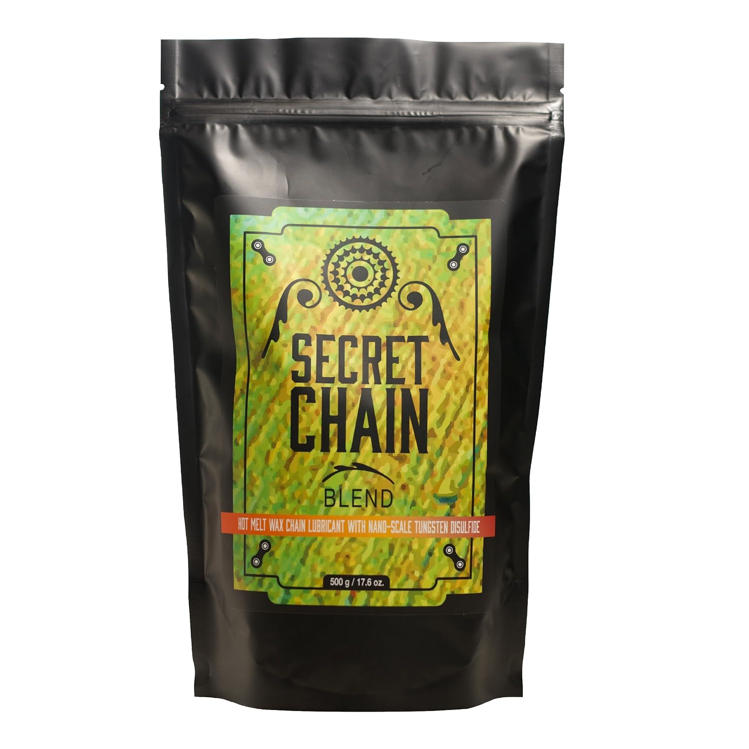 SILCA Secret Bike Chain Wax Blend, Hot Melt Wax Bicycle Chain Lube - 500g | The fastest chain lubricant on the market (3rd party tested), nano tungsten disulfide, easy boiler-bag application