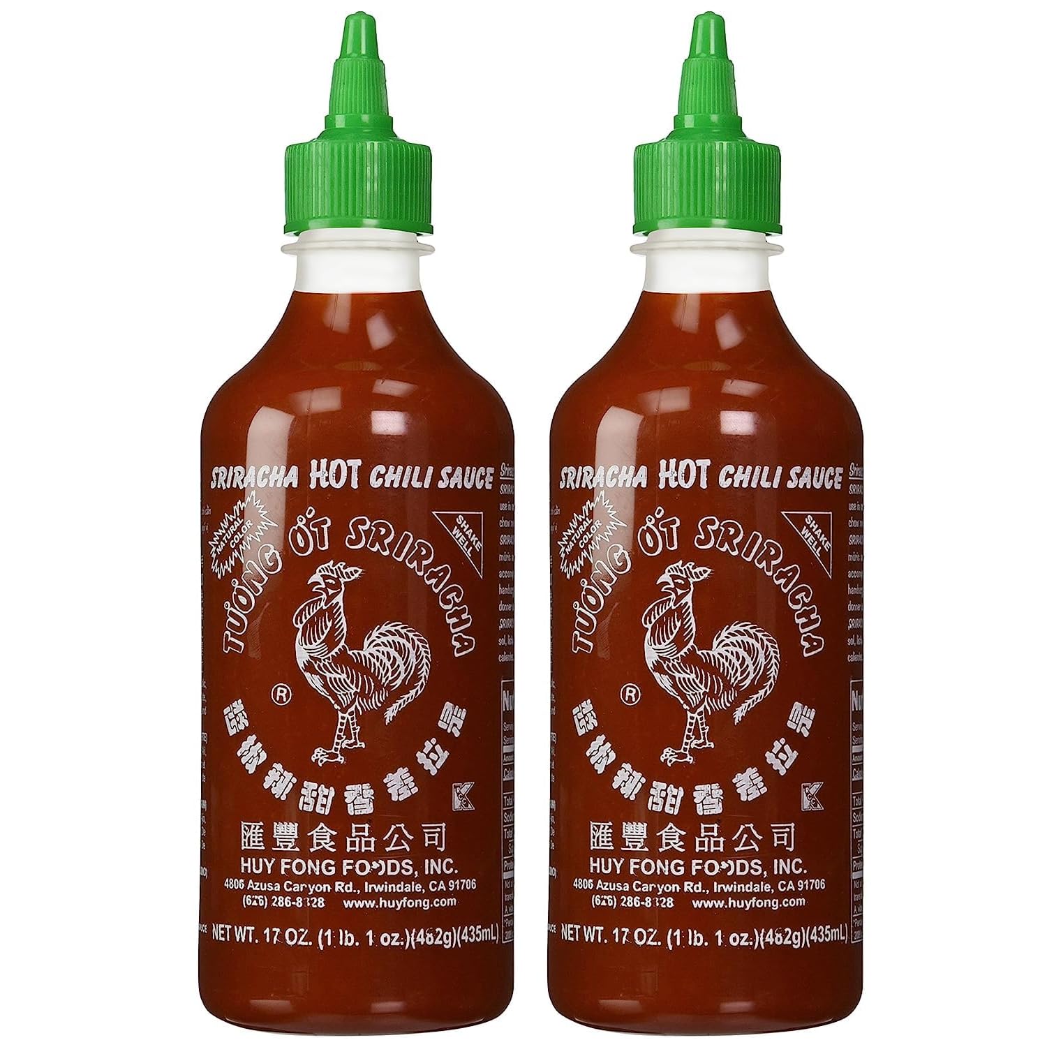Huy Fong Sriracha Hot Chili Sauce 28oz, Pack of 1, 740ml