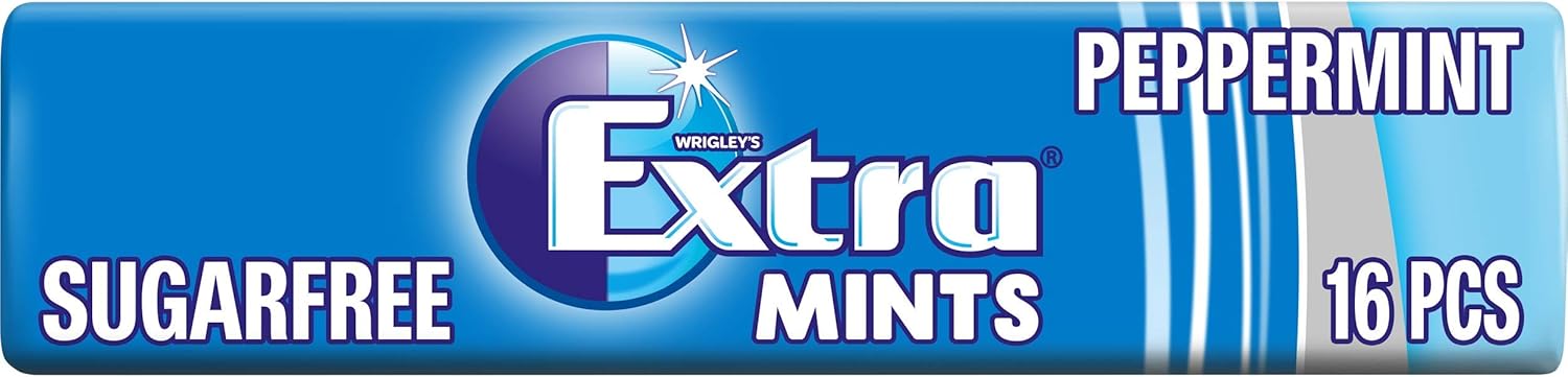 Wrigleys Extra Peppermint Sugarfree Mints (Pack of 24)
