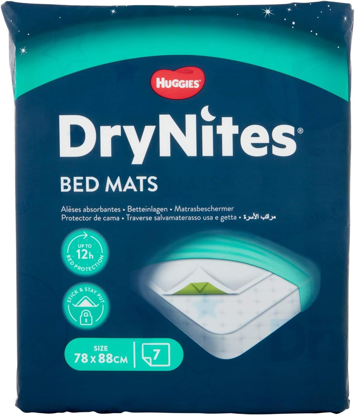 Huggies Absorbent Bed Mats – Pack of 2 (2 x 7 Pieces)