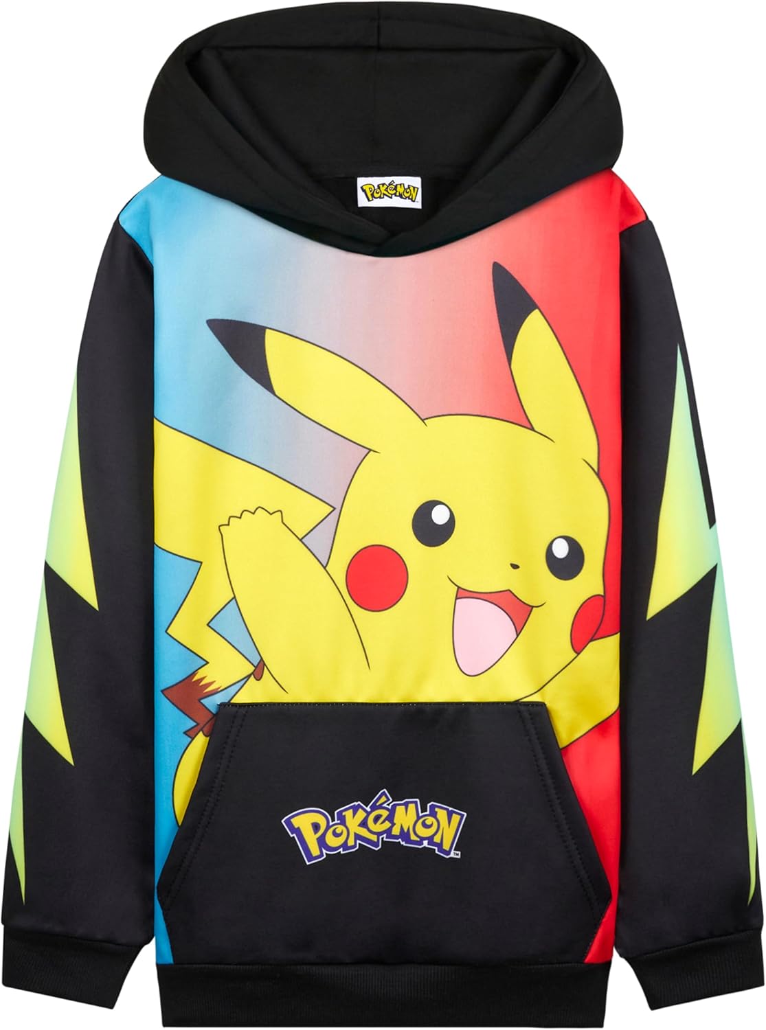 Pokemon Hoodie for Boys & Teens Hooded Sweatshirt Warm Anime Pikachu Sweater