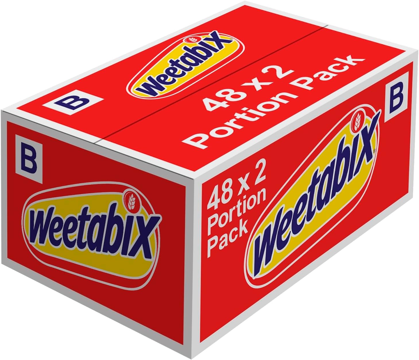 Weetabix, Breakfast, Packed with Fibre, High in Vitamin D, Source of Iron, 48 Portions of 2 Biscuits (36g)