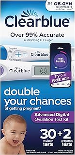 Clearblue Advanced Digital Ovulation Test Kit, 32 Ct