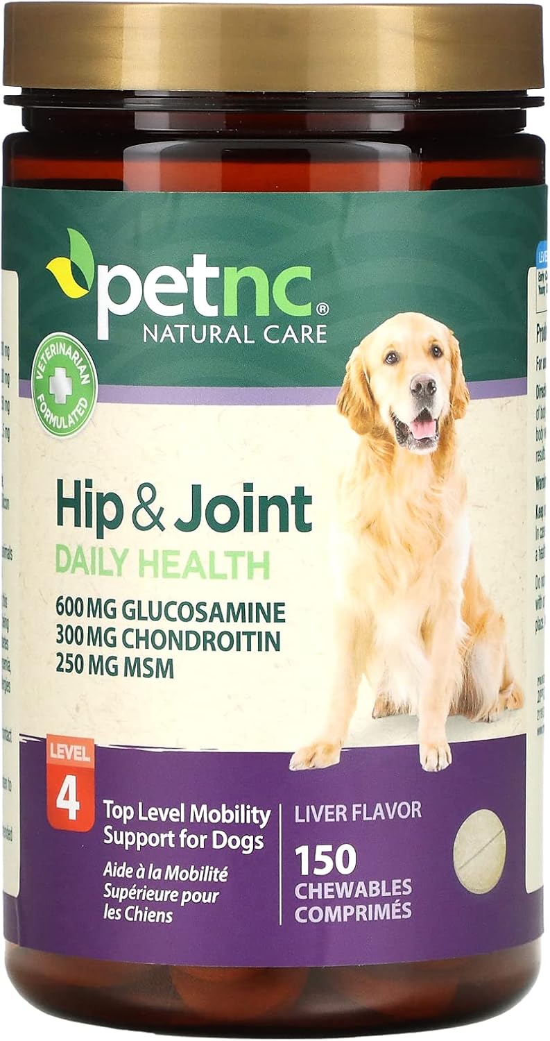 PetNC Natural Care Hip and Joint Health Advanced Chewables for Dogs 150 count