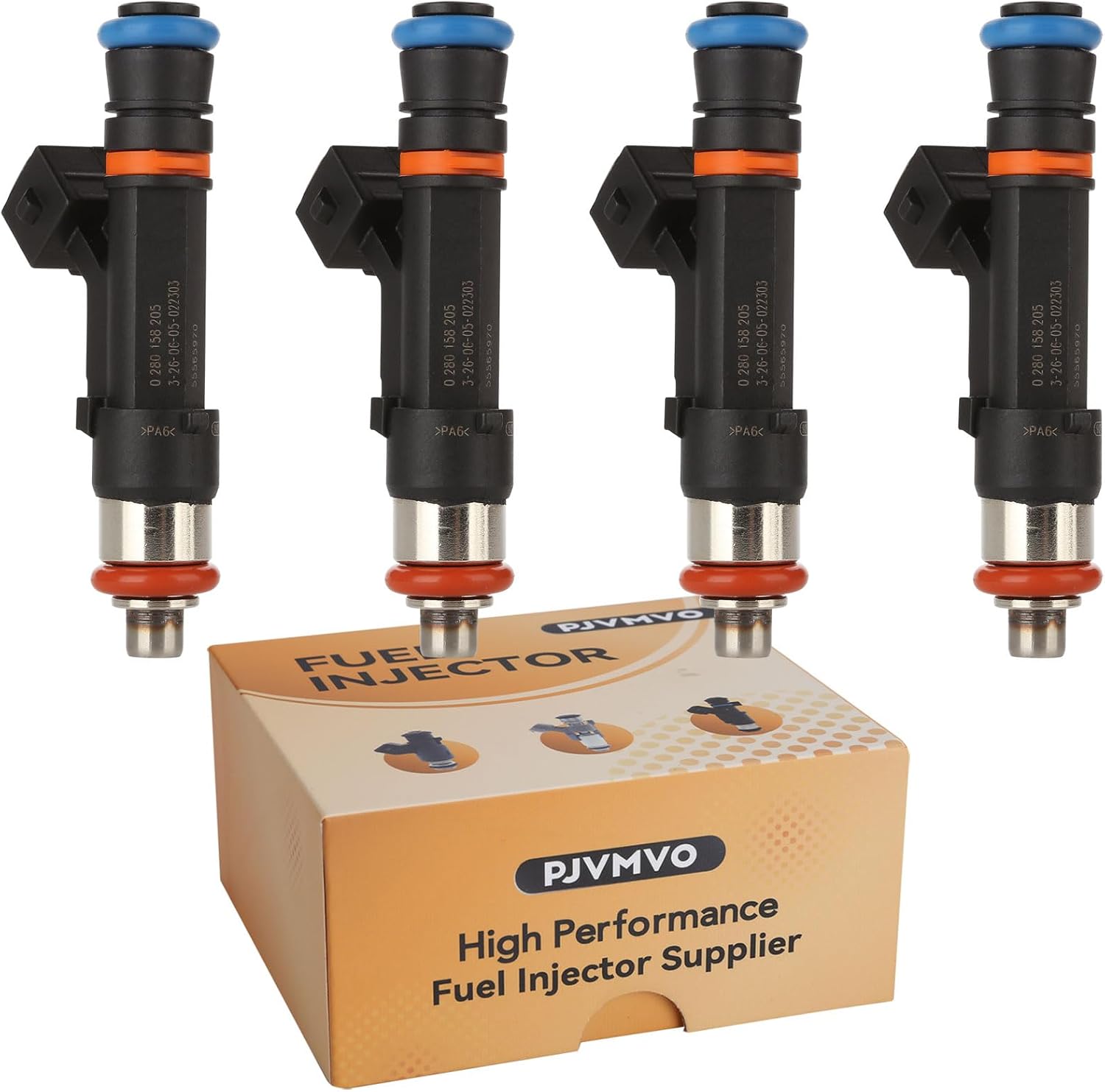 GM55565970 OE 1.4L Fuel Injectors,Compatible with/Chevy 1.4 Cruze Sonic Trax 2011 2012 2013 2014 2015 2016 2017,Compatible with/Buick Encore |1.4L Turbocharged| |4 Holes| |Set of 4|