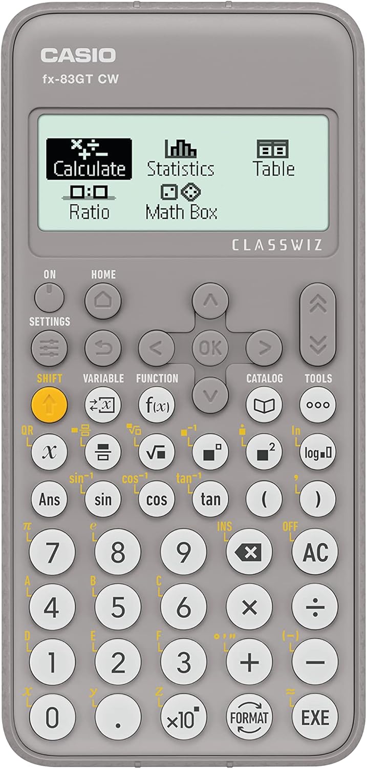 Casio fx-83GTCW Grey Scientific Calculator