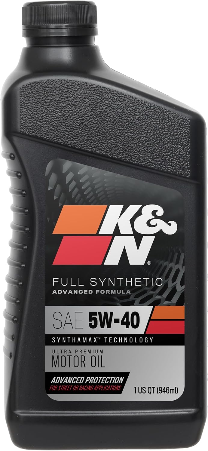 K&N Motor Oil: 0W-20 Synthetic Engine Oil, 1 qt, 104105