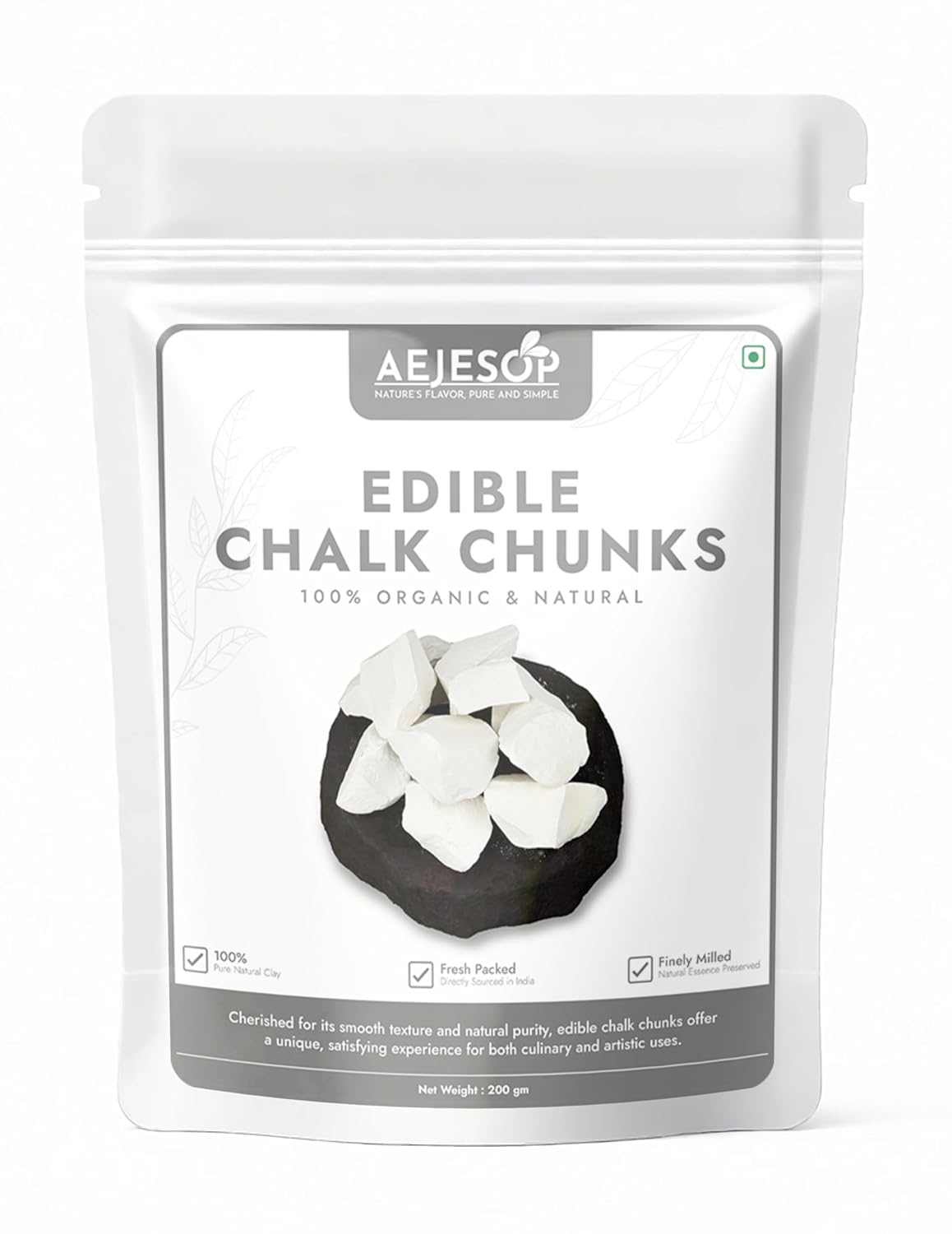 AEJESOP Edible Chalk Chunks, 7oz (200g)