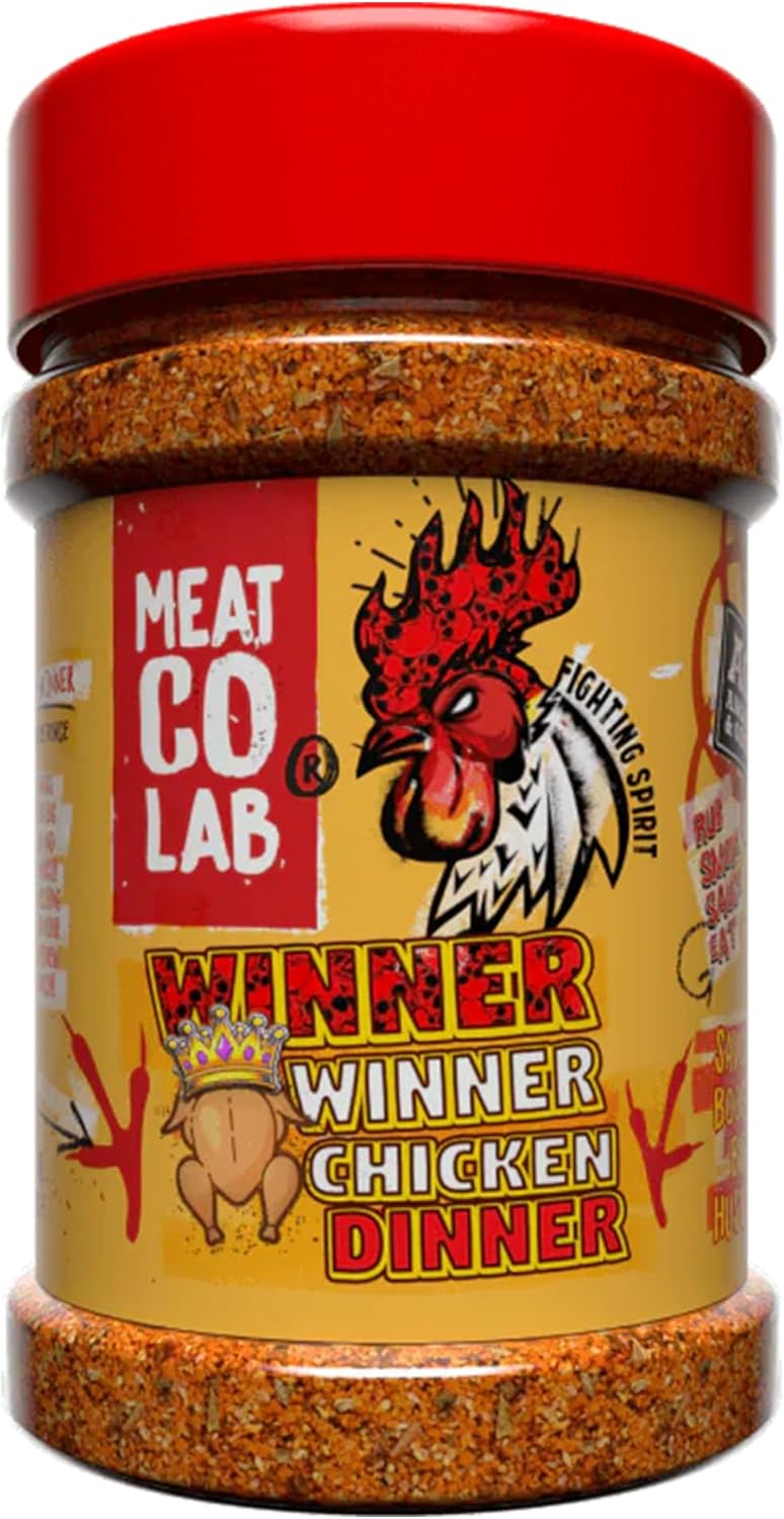 Angus & Oink | Winner Winner Chicken Dinner Rub | MVP of Poultry Seasoning | Perfect for Roast Chicken & Wings | Gluten-Free | 220g