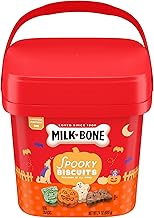 Milk-Bone Limited Edition Halloween Spooky Biscuit Dog Treats, 24 Ounce Pail