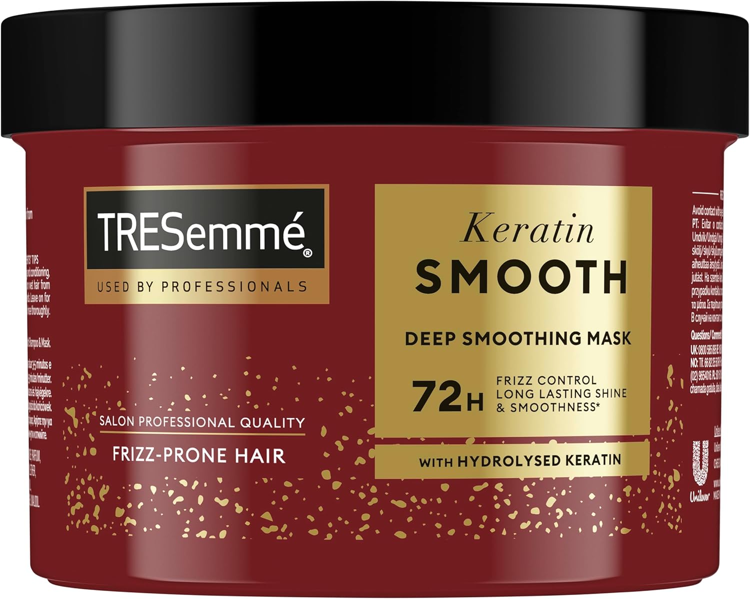 TRESemme Keratin Smooth Deep Smoothing Mask rinse-out hair treatment with hydrolysed keratin for soft, shiny, frizz-free hair 440 ml