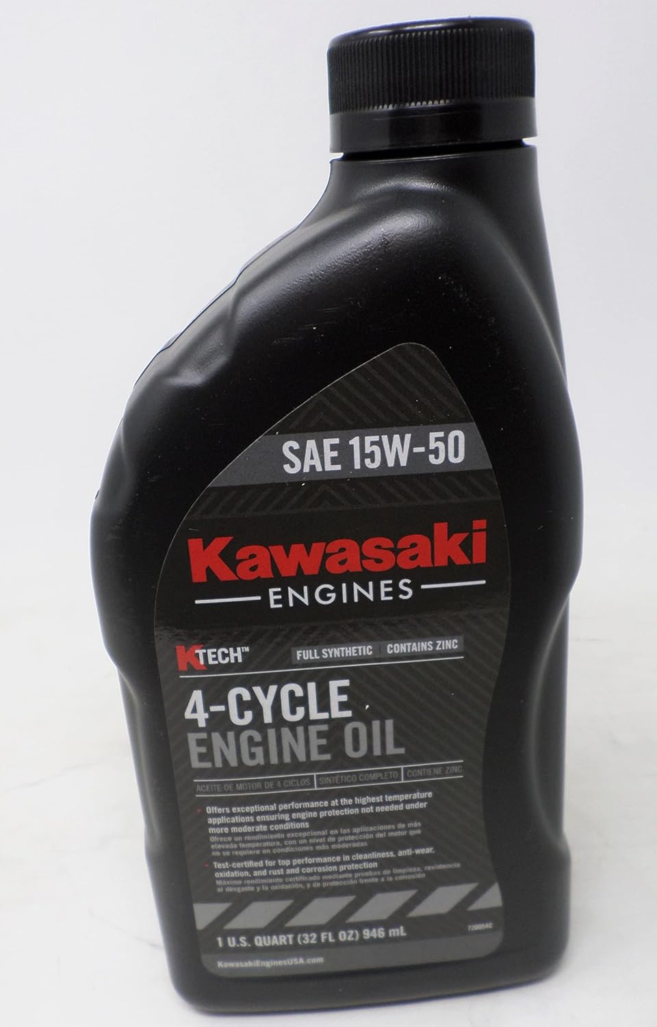 Kawasaki K-Tech Full Synthetic SAE 15W-50 Engine Oil Quart #99969-6501