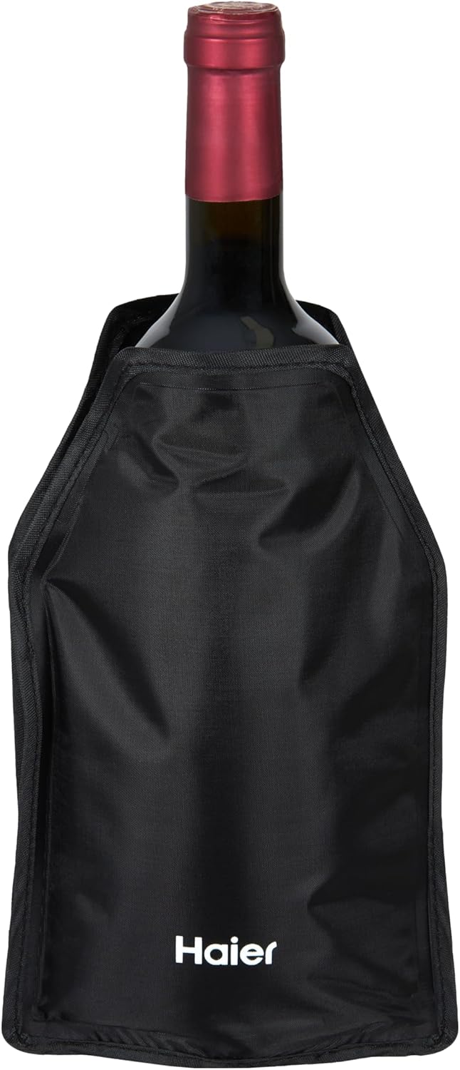 Haier Wine Cooler Pouch, Portable and Light-Weighted, Chill Wine in 5 Minutes, Keep Your Drinks Cool, Anywhere, Anytime