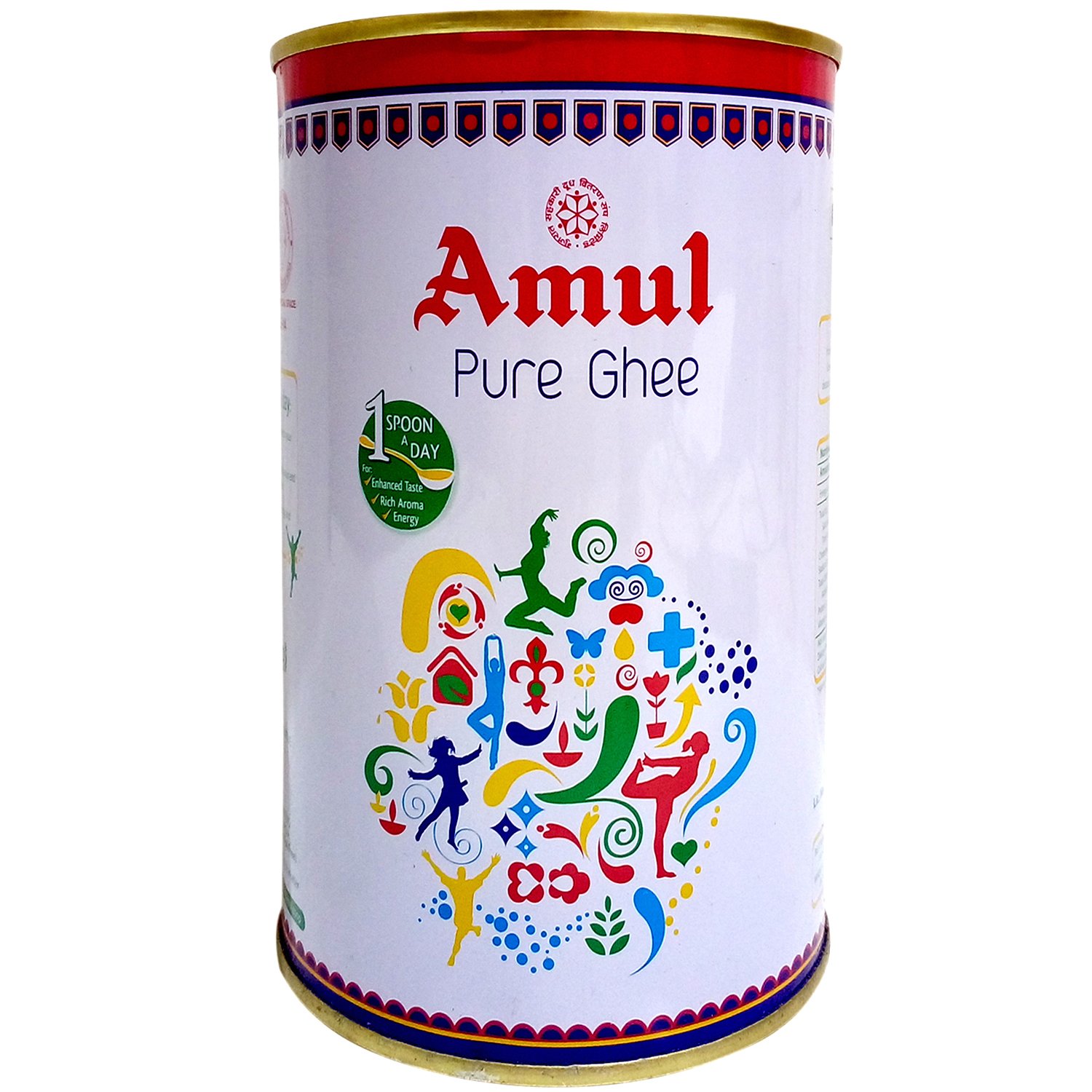 Amul Pure Ghee, 1L Tin