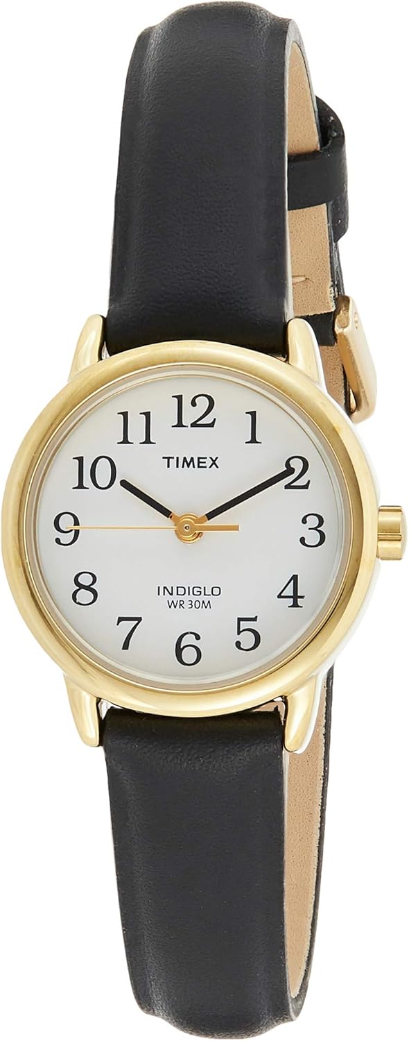 Timex Easy Reader Women's 25 mm Leather Strap Date Window Watch