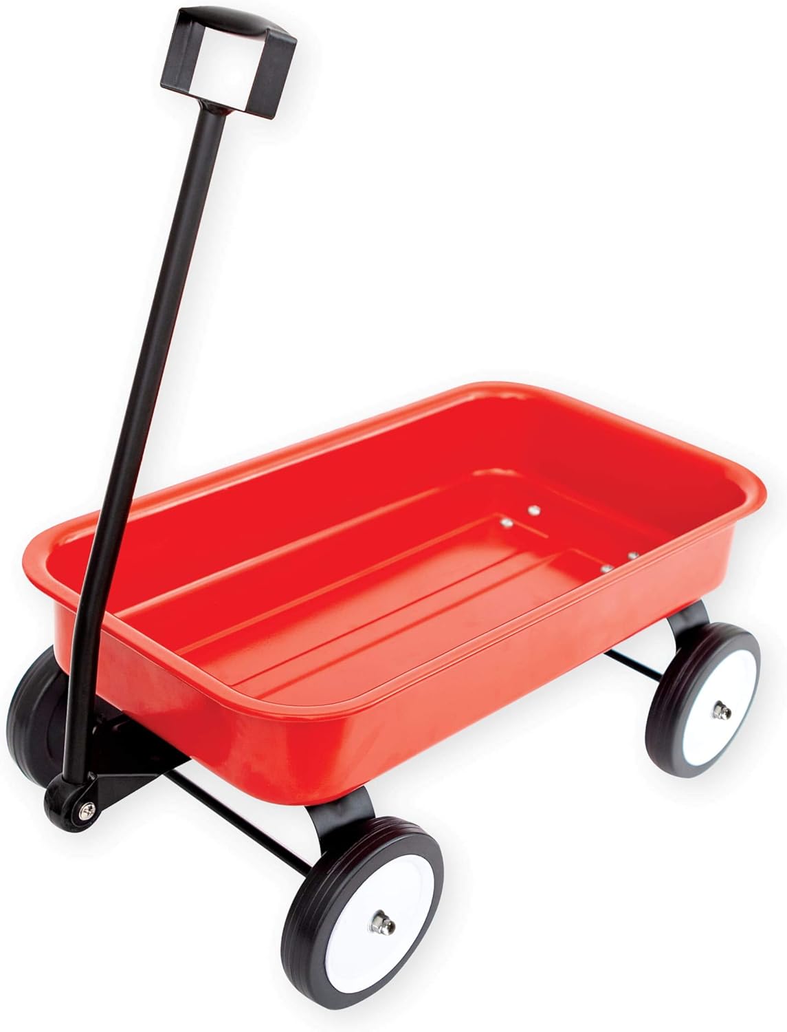 Gamez Galore Red metal Pull-Along Cart/Trailer, Red