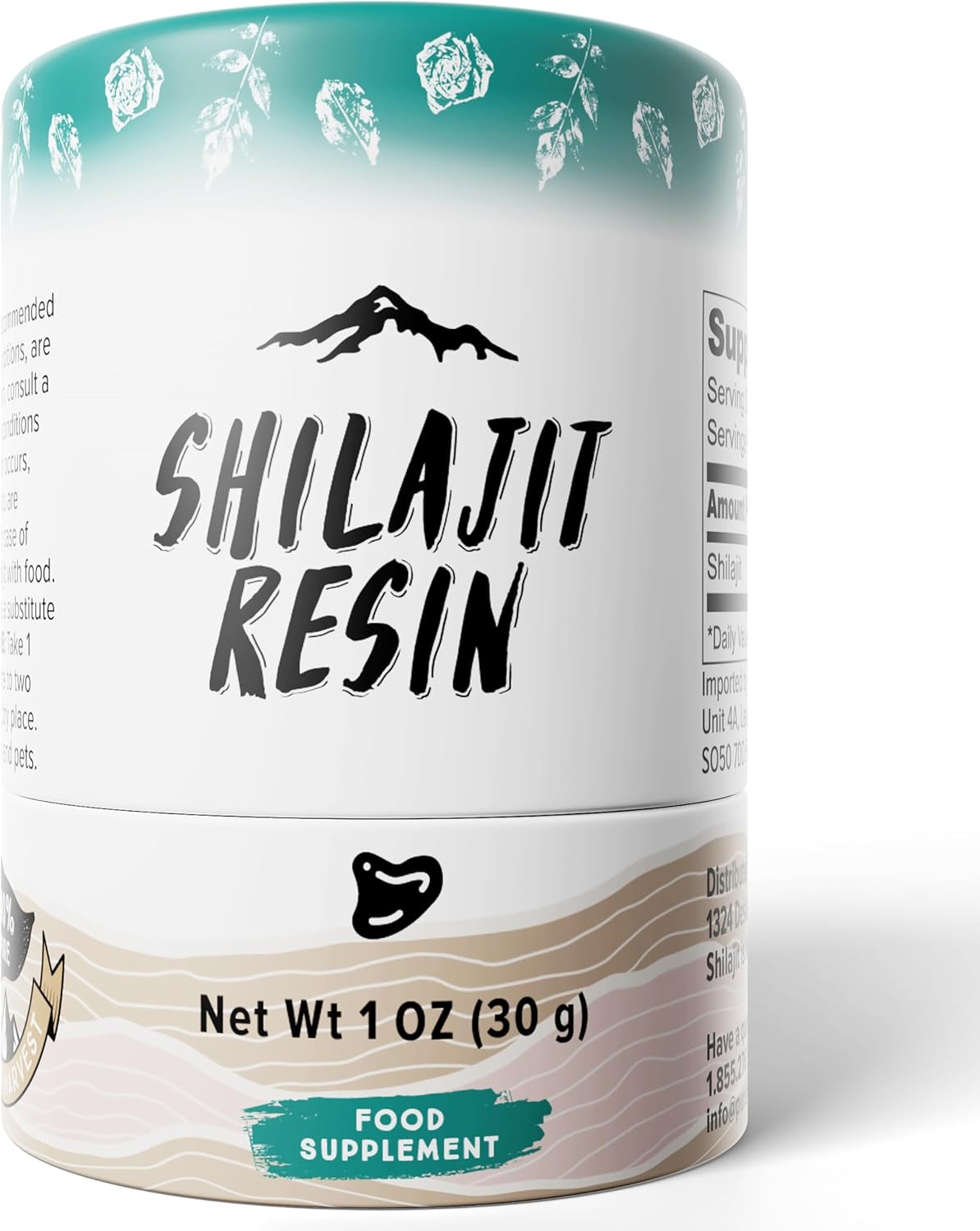 Pure Himalayan Shilajit Resin - Pure Shilajit for Men & Women - Maximum Potency Shilajit Supplement with 85+ Trace Minerals & Fulvic Acid - Supports Energy, Metabolism & Immunity (30 Grams, 1 Pack)