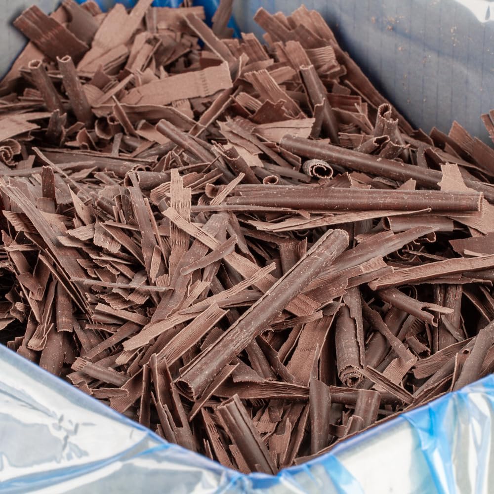 Favorich Dark Chocolate Shavings 2.5kg – 55% Cocoa Dairy-Free Chocolate Decoration
