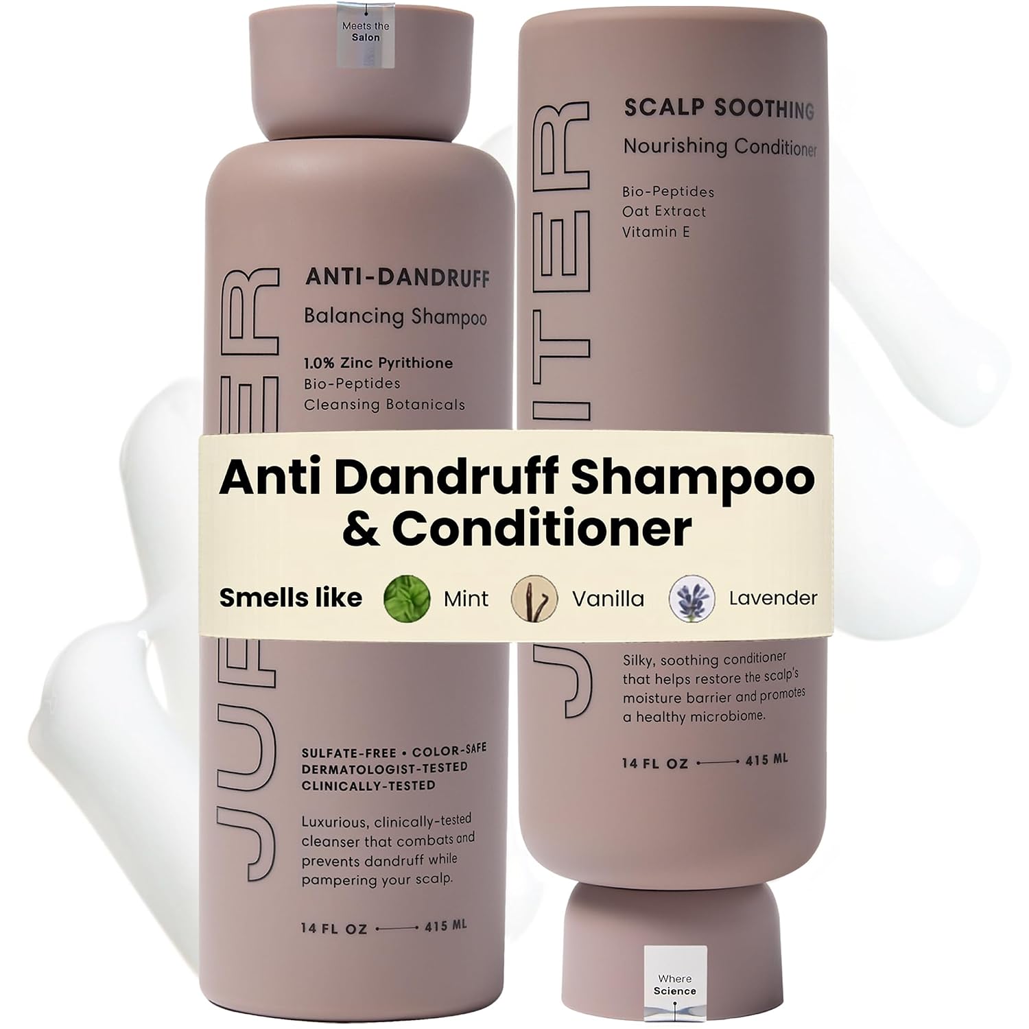 Jupiter Balancing Shampoo & Nourishing Conditioner for Men & Women - Clarifying Cleanse for Oily, Dry & Sensitive Scalp - Hydrates, Softens & Smooths - Color-Safe, Sulfate-Free, Paraben-Free