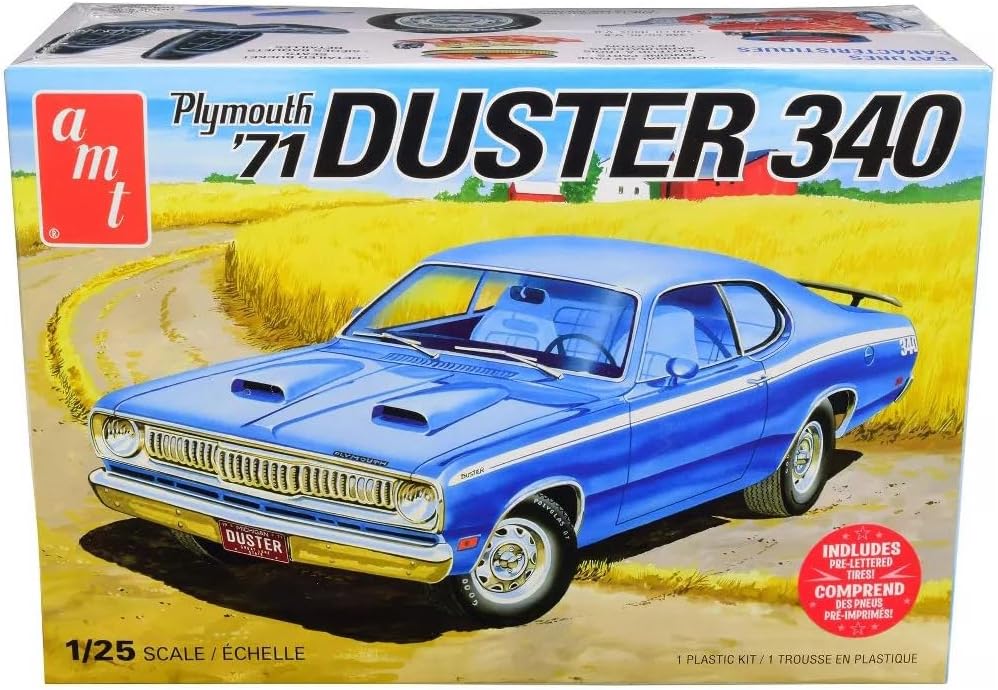 AMT AMT1118M/12 1/25 1971 Series Plymouth Duster 340 Model Kit Various Models